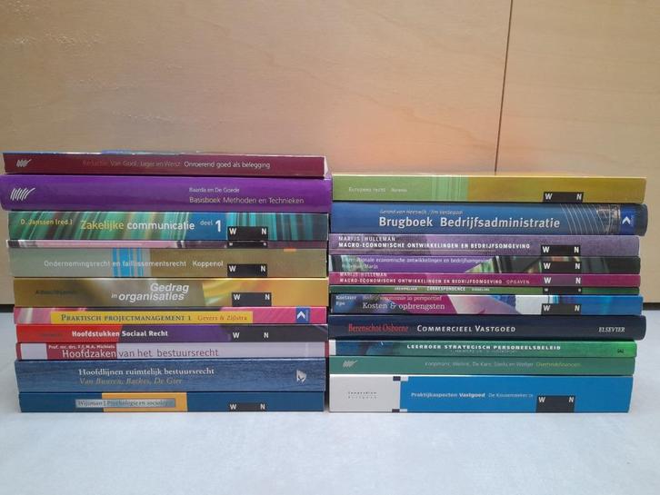 Studieboeken HBO (Management Economie en Recht MER), Boeken, Studieboeken en Cursussen, Zo goed als nieuw, HBO, Ophalen of Verzenden