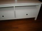 Ikea hemnes lage kast met 2 lades wit, Ophalen, Gebruikt, 100 tot 150 cm, 1 of 2 laden