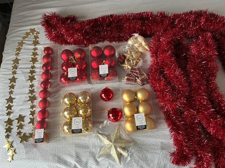 Complete set kerstboomversiering (kunststof), Diversen, Kerst, Zo goed als nieuw, Ophalen