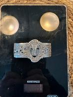 Twee antieke zilveren server ringen, Antiek en Kunst, Ophalen, Zilver