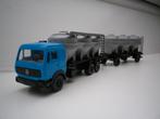Wiking Mercedes ng silocombinatie, Hobby en Vrije tijd, Modelauto's | 1:87, Ophalen of Verzenden, Gebruikt, Bus of Vrachtwagen