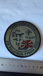 Patch 298 squadron fox flight 2002, Verzamelen, Ophalen of Verzenden, Luchtmacht, Nederland, Embleem of Badge