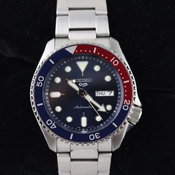 Seiko 5 Sports SRPD53K1 Herenhorloge Zilverkleurig beschikbaar voor biedingen