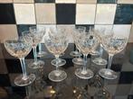 Antieke wijnglazen van Val St Lambert Belgie, Antiek en Kunst, Antiek | Glas en Kristal, Ophalen of Verzenden