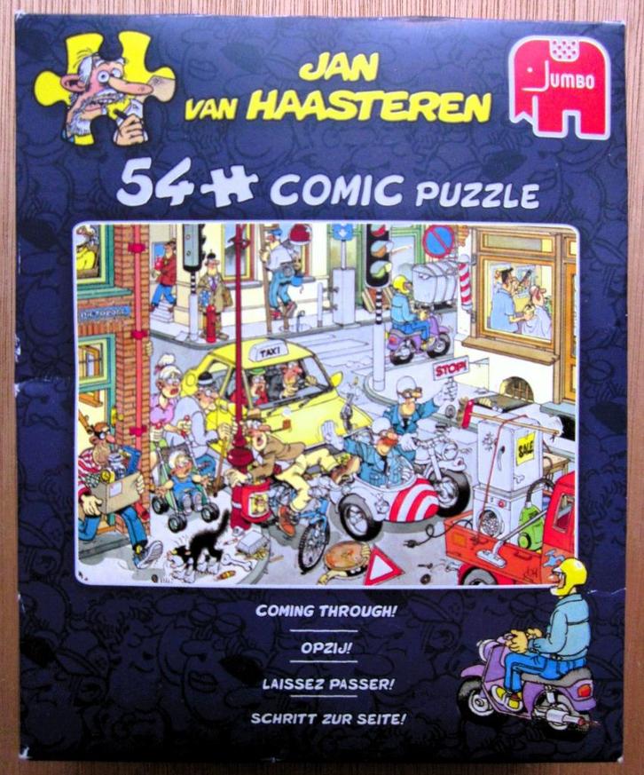 Jan van Haasteren puzzel (nr. 19042): Coming Through! [54st], Hobby en Vrije tijd, Denksport en Puzzels, Gebruikt, Legpuzzel, Minder dan 500 stukjes
