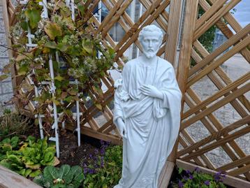 antiek porseleinen beeld van jezus uit frankrijk beschikbaar voor biedingen