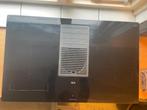 Zwarte AEG inductiekookplaat met afzuigunit, Witgoed en Apparatuur, Kookplaten, Ophalen, Gebruikt, 4 kookzones, Inbouw