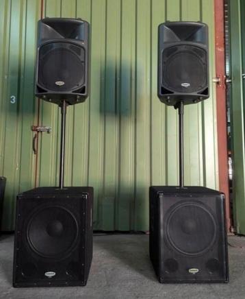 ✅Pa systeem actief 2000 watt rms Samson pro  beschikbaar voor biedingen