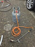 Onkruidbrander/dakbrander met bijna volle gasfles, Tuin en Terras, Ophalen, Zo goed als nieuw