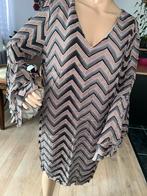 Zigzag Jurk met Wijde Mouwen - Maat XL, Overige kleuren, Maat 42/44 (L), Ophalen of Verzenden, Zo goed als nieuw