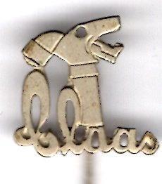 Claas landbouwmachines zilverkleurig speldje ( F_015 ), Verzamelen, Speldjes, Pins en Buttons, Zo goed als nieuw, Speldje of Pin