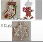 3 Gingerbread hangers, Diversen, Kerst, Ophalen of Verzenden, Nieuw