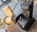 Twee relaxstoelen, zwarte met massage, wit elektrische, Ophalen, Relax, Twee, Zwart