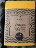 boek 999 vragen aan jezelf deel 2, Ophalen of Verzenden, Nieuw