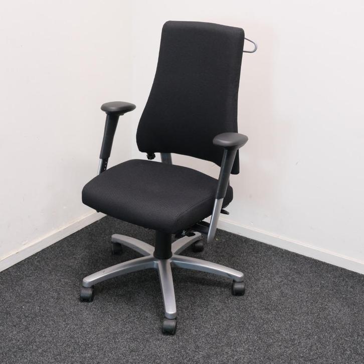 BMA Axia, Pro Max, Bureaustoel, Zwart, Kledinghanger, Stoel, Huis en Inrichting, Bureaustoelen, Gebruikt, Bureaustoel, Zwart, Ophalen of Verzenden