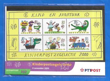 Postzegelmapje 237 - Kinderpostzegels 2000  beschikbaar voor biedingen