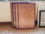 4 x kunststof wissellijst 'hout look'., Ophalen, Zo goed als nieuw, Minder dan 50 cm, Minder dan 50 cm