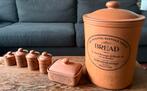 Set Henry Watson Suffolk Pottery terracotta voorraadpotten, Ophalen