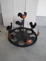 Eierrekje zwart met hout, Antiek en Kunst, Ophalen of Verzenden