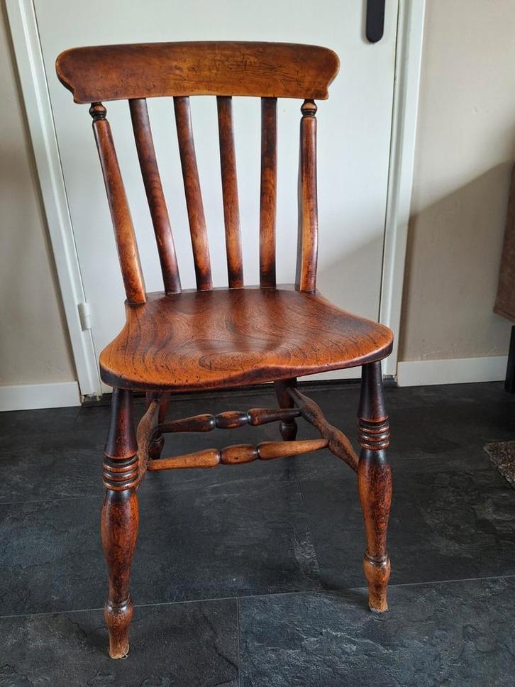 6 eetkamerstoelen, Huis en Inrichting, Stoelen, Gebruikt, Vijf, Zes of meer stoelen, Hout, Ophalen