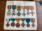Nederlandse medaille kleurenplaat poster Lombok Kruis MWO et, Verzenden, Lintje, Medaille of Wings, Nederland, Landmacht