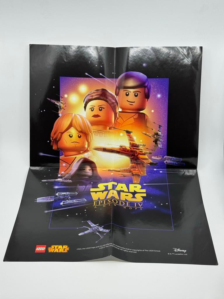 LEGO Star Wars Episode IV Poster, Rechthoekig Staand, Ophalen of Verzenden, Zo goed als nieuw, A1 t/m A3