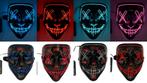 LED Halloween Maskers, Ophalen of Verzenden, Nieuw, Feestartikel, Halloween of Griezel