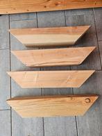 Douglas mastiekklos 4 stuks 14x14cm, Ophalen, Zo goed als nieuw, Overige houtsoorten, Balk