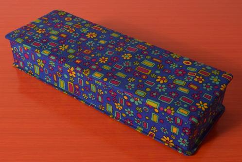 Retro vintage jaren 60 opbergdoos - Funky retrodessin, Antiek en Kunst, Antiek | Woonaccessoires, Ophalen of Verzenden