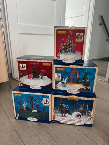 Lemax Kerstdorp Taferelen met adapters beschikbaar voor biedingen
