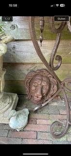 Gietijzeren Leeuwenkop Waterspuwer - Tuindecoratie, Ophalen of Verzenden, Nieuw, Metaal, Dierenbeeld