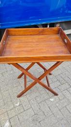 Mooie tafeltje prijs € 25.00, Ophalen of Verzenden, Zo goed als nieuw, Rond, Hout