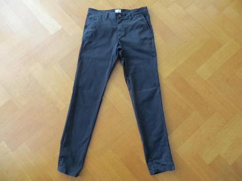 Jack& Jones Chino Broek Zwart Pantalon Mt 33/34 Elastane Cot, Kleding | Heren, Broeken en Pantalons, Zo goed als nieuw, Maat 48/50 (M)