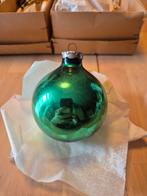 Vintage Groene Kerstbal ongeveer 8cm, Diversen, Ophalen, Gebruikt