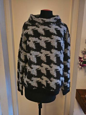 Stefanel Trui Bruin/Grijs - Maat L beschikbaar voor biedingen