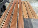 Hardhout–planken-terrasdelen-vlonder-dekdelen-26x140 mm, Ophalen, Nieuw, Hout