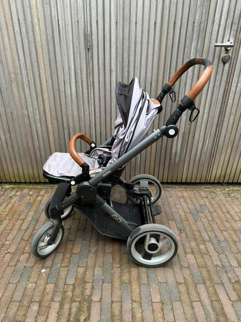 Mutsy Urban Evo compleet, Kinderen en Baby's, Kinderwagens en Combinaties, Gebruikt, Combiwagen, Mutsy, Met reiswieg, Verstelbare duwstang