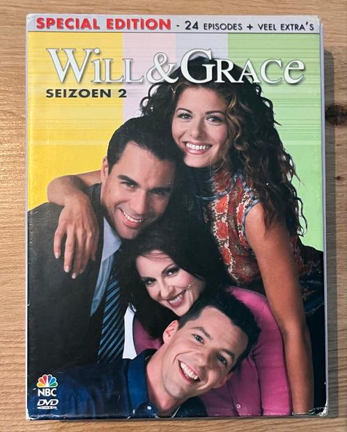 Will & Grace - seizoen 2 DVD, Cd's en Dvd's, Dvd's | Tv en Series, Zo goed als nieuw, Komedie, Boxset, Alle leeftijden, Ophalen of Verzenden