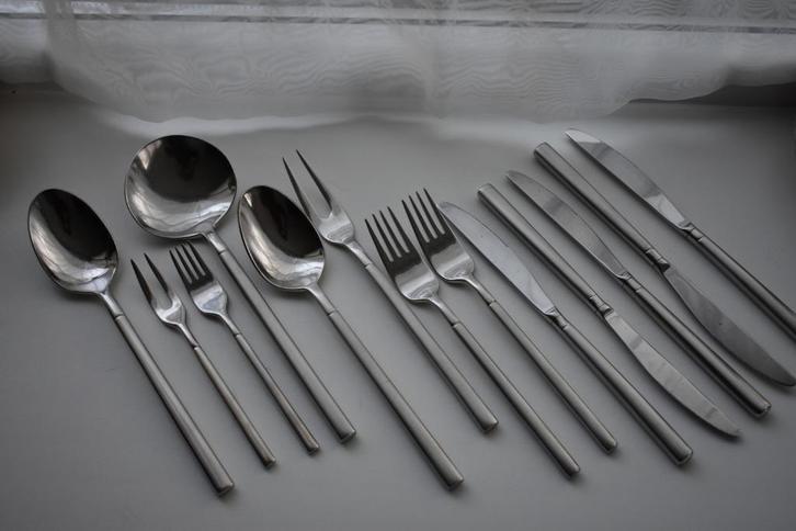 Gero Zilduro Scala en Prado bestekdelen vorken vis vlees mes, Huis en Inrichting, Keuken | Keukenelementen, Gebruikt, Minder dan 100 cm