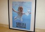 Nirvana - Nevermind poster in lijst, Cd's en Dvd's, Vinyl | Rock, Zo goed als nieuw, Ophalen