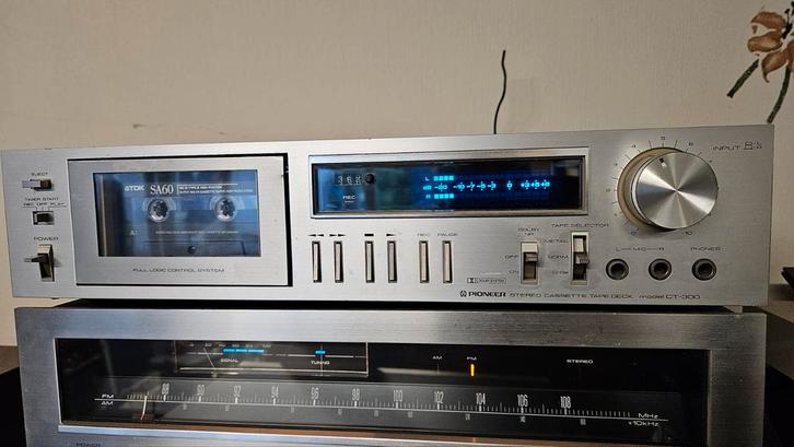 Pioneer CT-300 Stereo Cassettedeck, Audio, Tv en Foto, Cassettedecks, Enkel, Overige merken, Tiptoetsen, Tape counter, Ophalen of Verzenden
