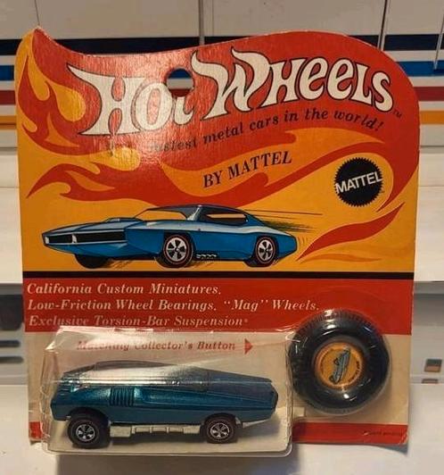 Hot Wheels Redline Whip Creamer Green Metallic - 1969, Hobby en Vrije tijd, Modelauto's | Overige schalen, Zo goed als nieuw, Auto