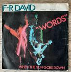 F-R David ‎– Words, Pop, Ophalen of Verzenden, 7 inch, Single