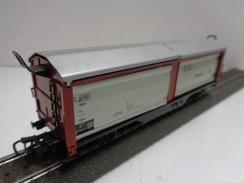 Marklin 4633 Schuifwandwagen DB. (H0), Hobby en Vrije tijd, Modeltreinen | H0, Gebruikt, Wagon, Wisselstroom, Märklin, Ophalen of Verzenden