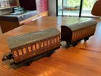 Hornby, schaal 0, personenwagon (2x), LNER 3113, Meccano, Antiek en Kunst, Ophalen of Verzenden