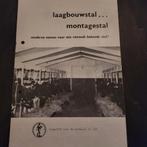 Oude Folder Laagbouwstal - Montagehal, Ophalen of Verzenden, Gelezen, Onbekend, Folder