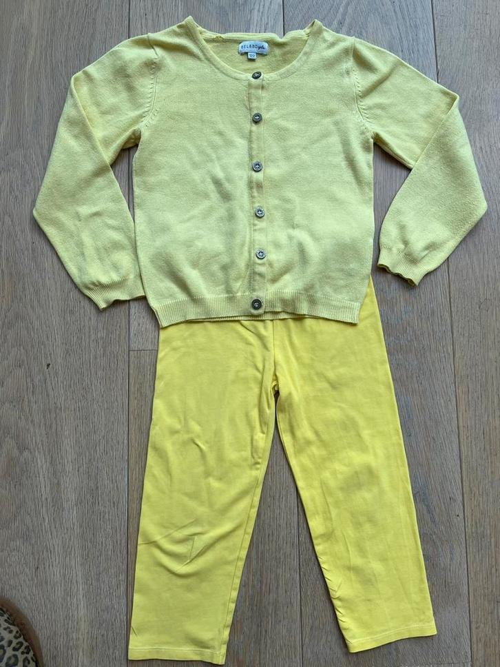 Set vest 3kwart legging Bel&Bo mt 122 nette staat!, Kinderen en Baby's, Kinderkleding | Maat 122, Gebruikt, Meisje, Setje, Ophalen of Verzenden