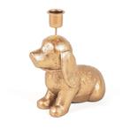 Stralende Gouden Honden Kandelaar: Verlicht je Interieur Met, Huis en Inrichting, Nieuw, Minder dan 25 cm, Goud, Ophalen of Verzenden