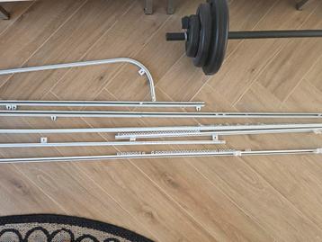 7 x gordijn rails tussen kleinste 144 en grootste 373 cm  beschikbaar voor biedingen