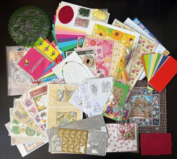 Hobbypakket tuin (prijs = incl verzendkosten), Hobby en Vrije tijd, Knutselen, Zo goed als nieuw, Materiaal, Ophalen of Verzenden